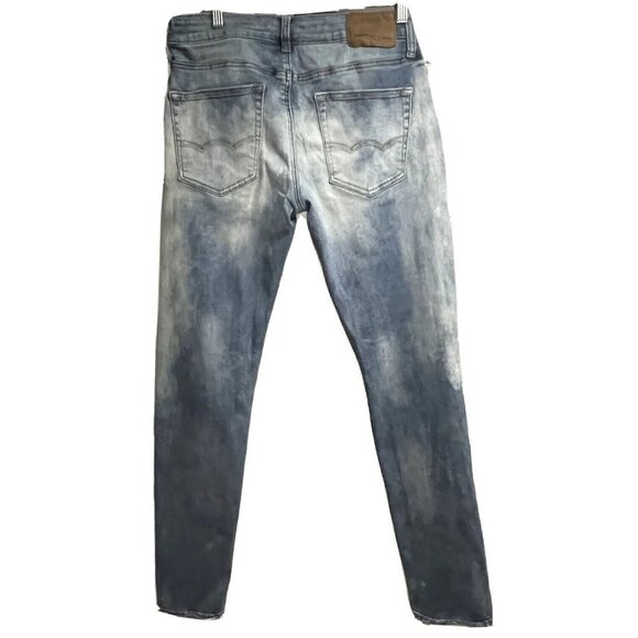 American Eagle Next Level Flex Skinny Sandblasted Jeans Stretch Relaxed 32x34 - Picture 2 of 10